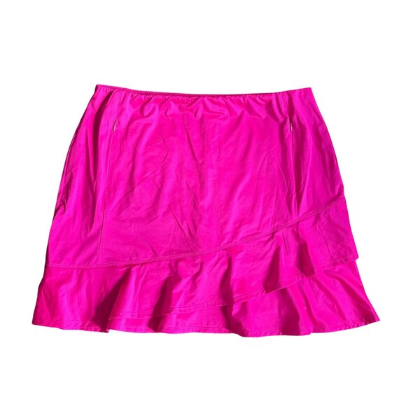 Tail White Label Womens Skort Golf Athletic Tennis Ruffle Large Colorful - Picture 1 of 5